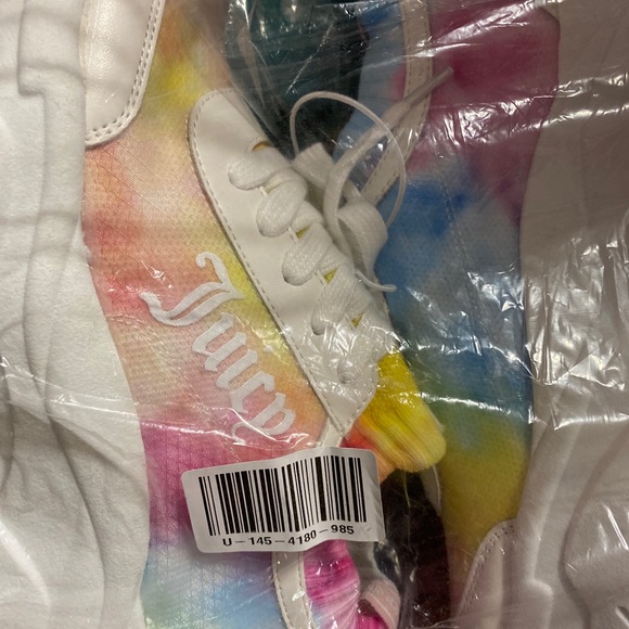 LAST PAIR NWT Juicy Couture Multicolor Watercolor Low-Top - Picture 7 of 10